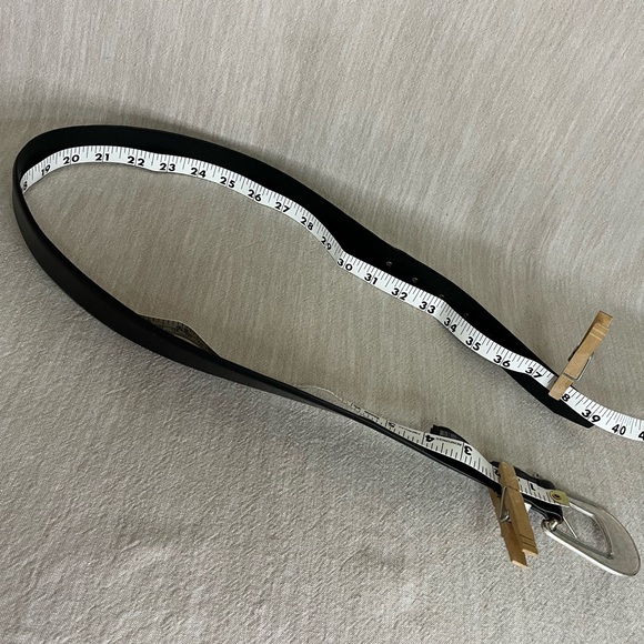 Zara Black Leather Belt Size 85 - Picture 14 of 14